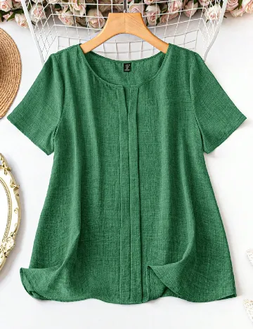 Bluza SHEIN CURVE, verde