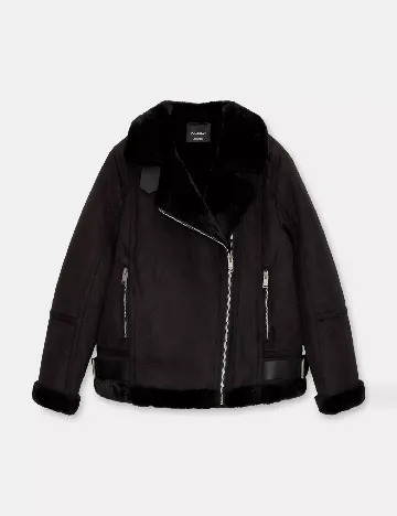 Jacheta Pull&Bear, negru Negru