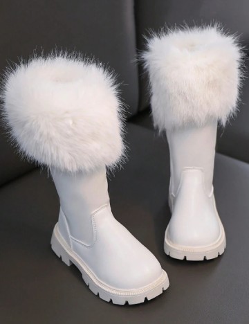 Cizme Shein Kids, alb