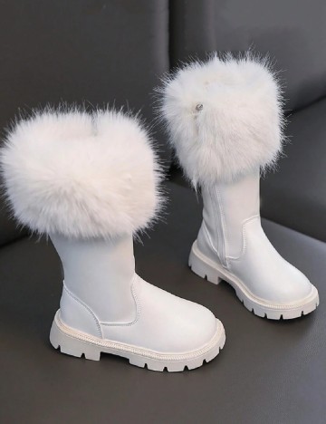 Cizme Shein Kids, alb