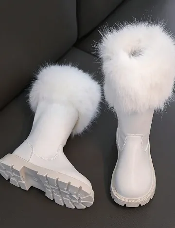 Cizme Shein Kids, alb Alb