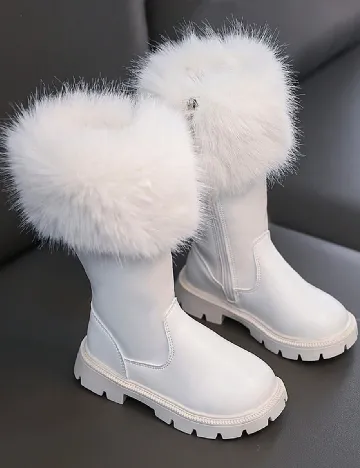 Cizme Shein Kids, alb Alb