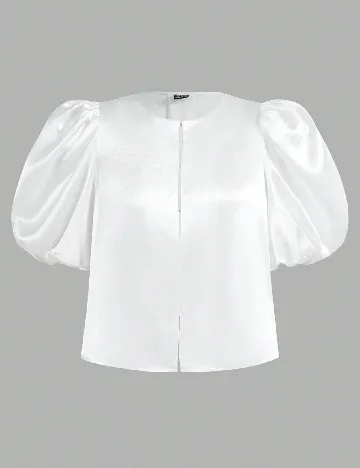 Bluza SHEIN CURVE, alb