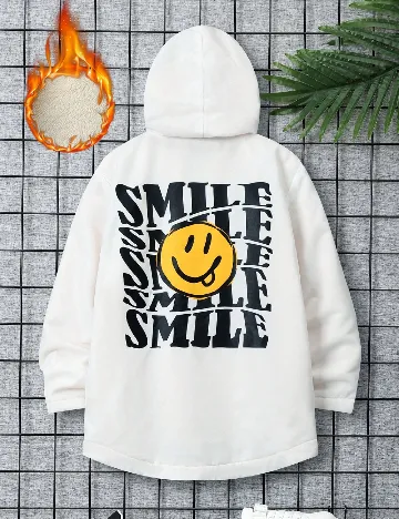 Geaca Shein Kids, alb Alb