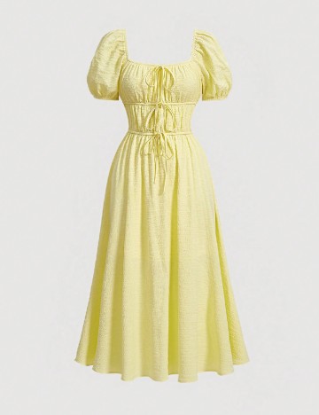 Rochie medie SHEIN, galben