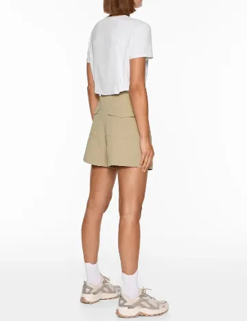 Pantaloni scurti Oysho, bej Crem