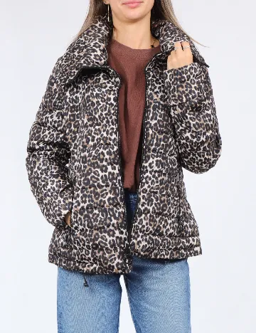 Geaca Piazza Italia, animal print Animal print