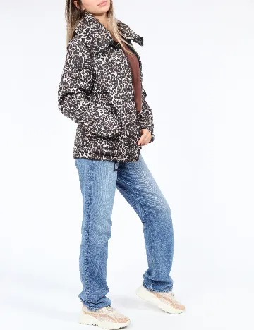 Geaca Piazza Italia, animal print Animal print