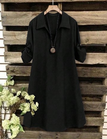 Rochie scurta SHEIN CURVE, negru