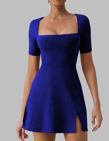 Rochie scurta SHEIN, albastru