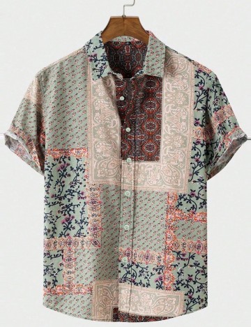 Camasa SHEIN, mix culori