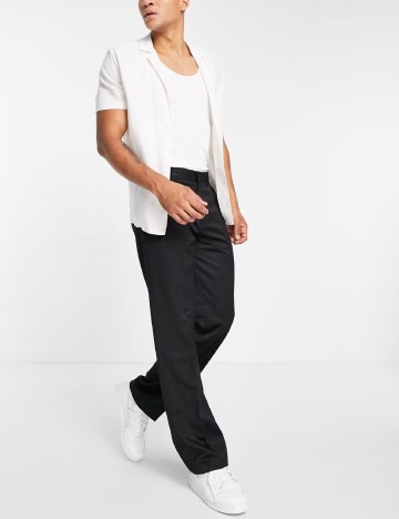 Pantaloni Topman, negru