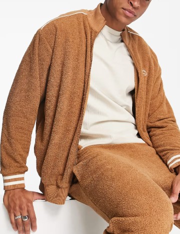 Jacheta Oversize Asos Plus Size Men, maro