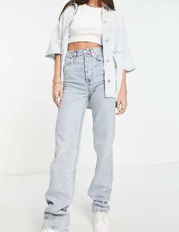 Blugi Top Shop, albastru Albastru