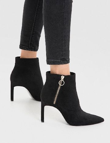 Botine Stradivarius, negru