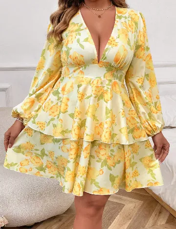 Rochie scurta SHEIN CURVE, mix culori Mix culori