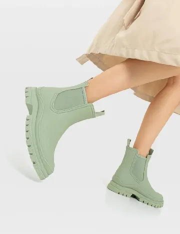 Ghete impermeabile Stradivarius, verde Verde