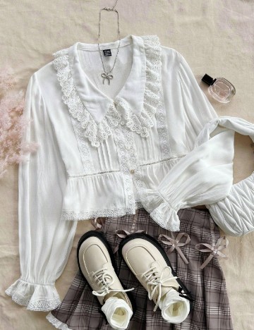Bluza SHEIN, alb