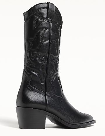 Cizme Stradivarius, negru