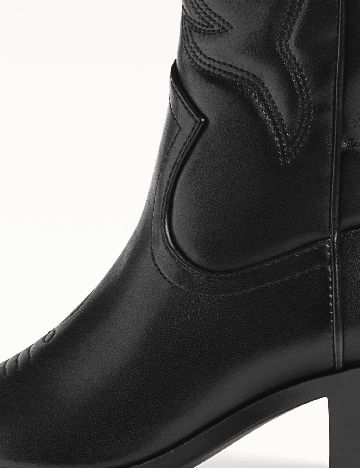 Cizme Stradivarius, negru