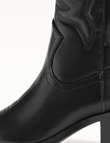 Cizme Stradivarius, negru Negru