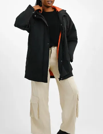 Geaca Top Shop, negru Negru