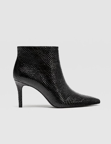 Botine Stradivarius, negru