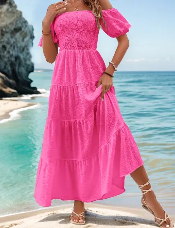 Rochie lunga SHEIN, roz Roz
