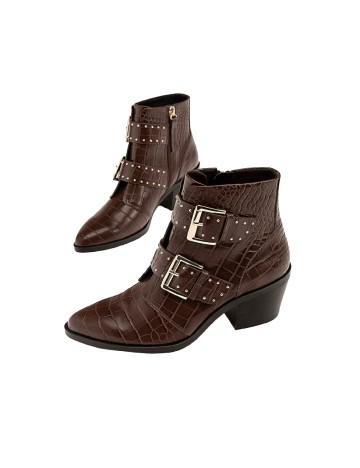 Botine Stradivarius, maro