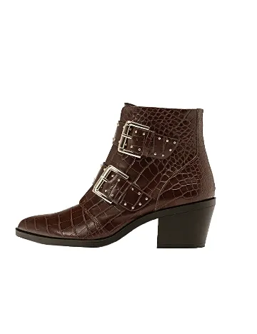 Botine Stradivarius, maro Maro