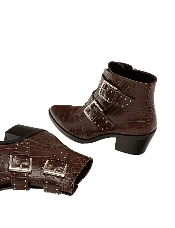Botine Stradivarius, maro Maro