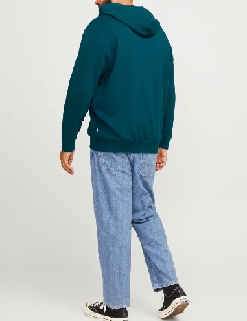 Hanorac Jack&Jones Plus Size Men, turcoaz