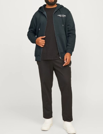 Hanorac Jack&Jones Plus Size Men, verde inchis