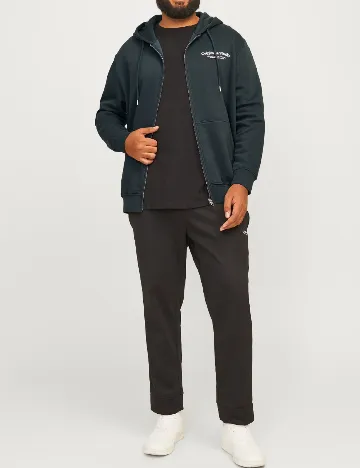 Hanorac Jack&Jones Plus Size Men, verde inchis