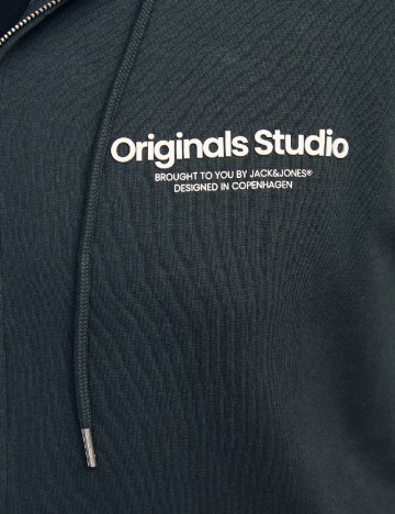 Hanorac Jack&Jones Plus Size Men, verde inchis