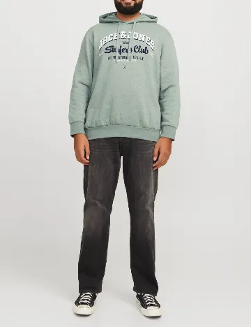 Hanorac Jack&Jones Plus Size Men, verde deschis