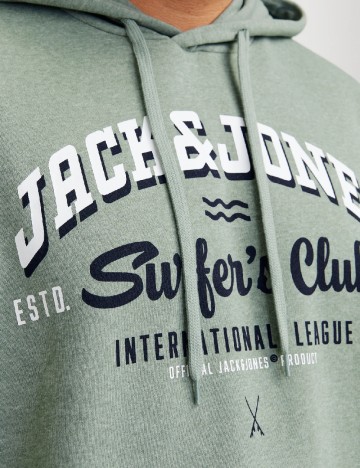 Hanorac Jack&Jones Plus Size Men, verde deschis