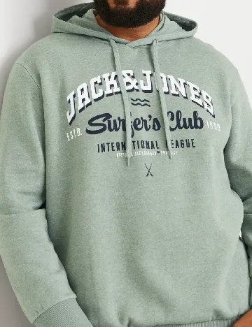 Hanorac Jack&Jones Plus Size Men, verde deschis