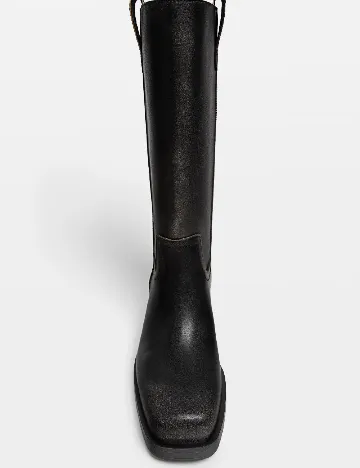 Cizme Stradivarius, negru Negru