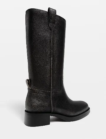 Cizme Stradivarius, negru Negru