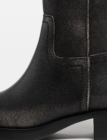 Cizme Stradivarius, negru Negru