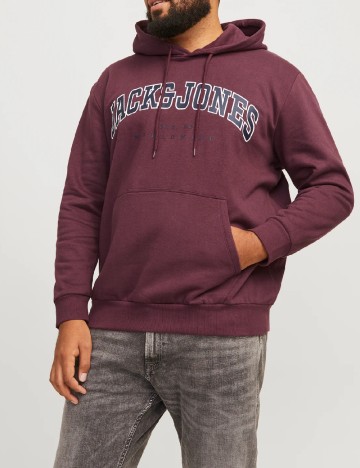 Hanorac Jack&Jones Plus Size Men, grena