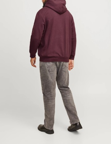 Hanorac Jack&Jones Plus Size Men, grena