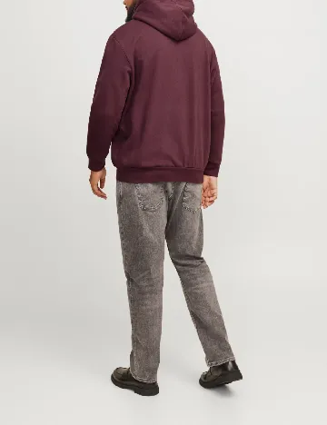 Hanorac Jack&Jones Plus Size Men, grena