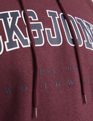 Hanorac Jack&Jones Plus Size Men, grena