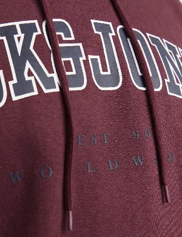 Hanorac Jack&Jones Plus Size Men, grena