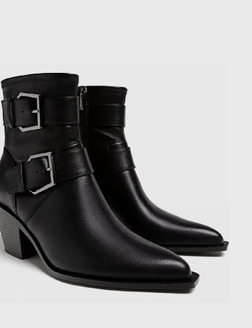 Botine Stradivarius, negru