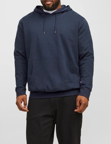 Hanorac Jack&Jones Plus Size Men, bleumarin inchis