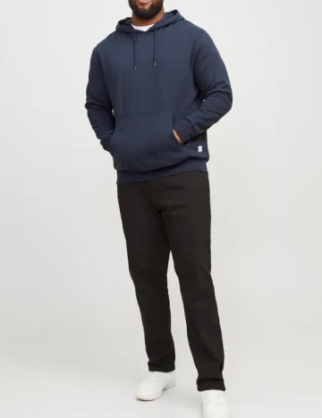 Hanorac Jack&Jones Plus Size Men, bleumarin inchis