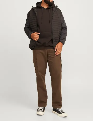 Hanorac Jack&Jones Plus Size Men, maro